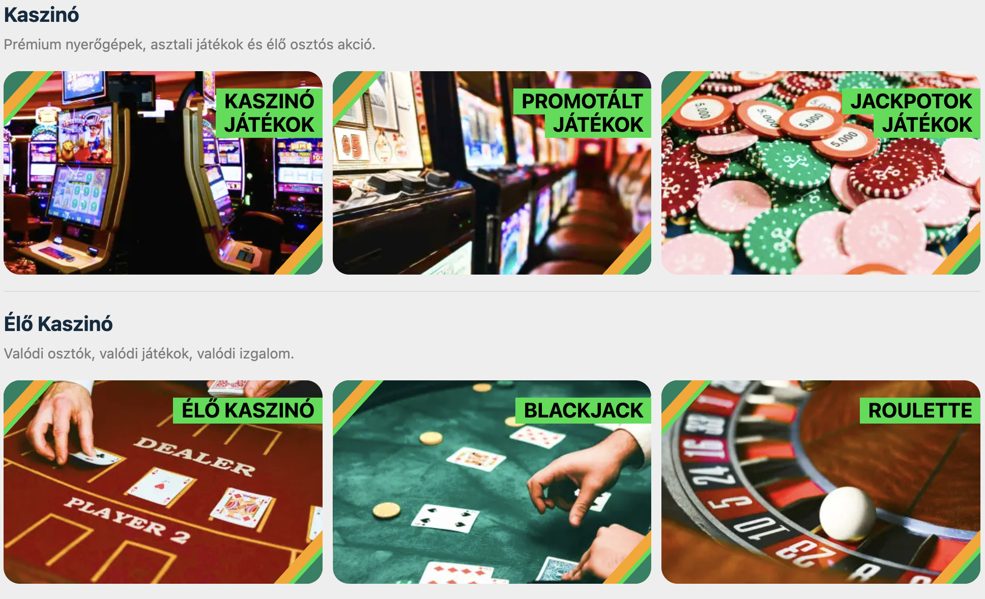 Boabet casino – nyerőgépek és asztali játékok